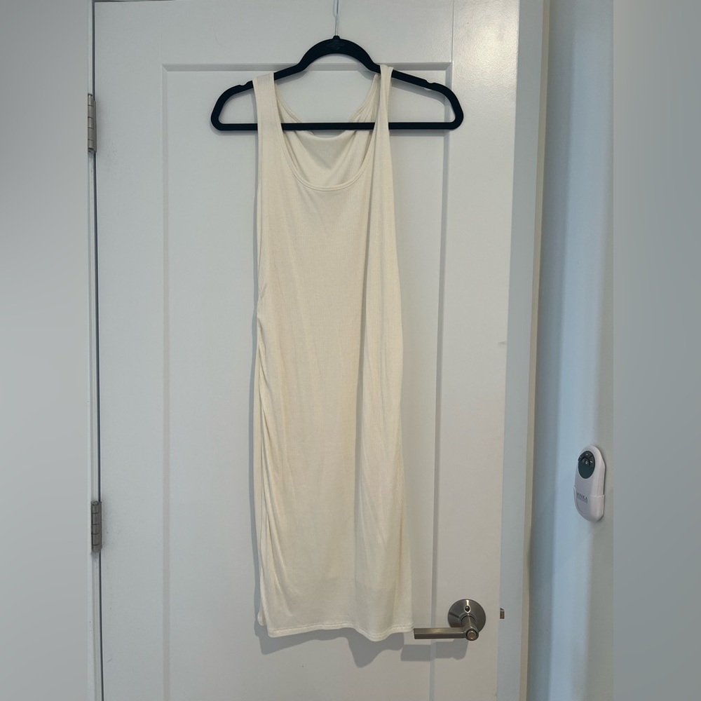 Pinkblush Maternity White Dress NWT